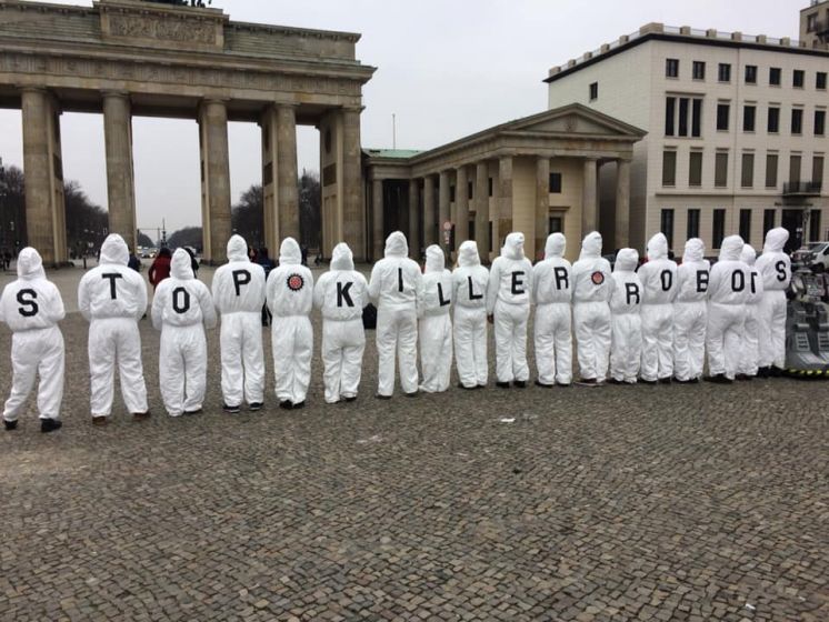 Global meeting of Campaign to Stop Killer Robots, Berlin.