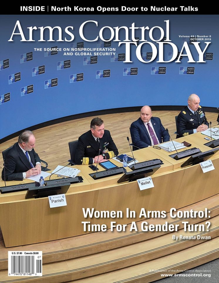 Arms Control Today,  Жаңалықтарға қысқаша шолу, Қазан 2019 жыл