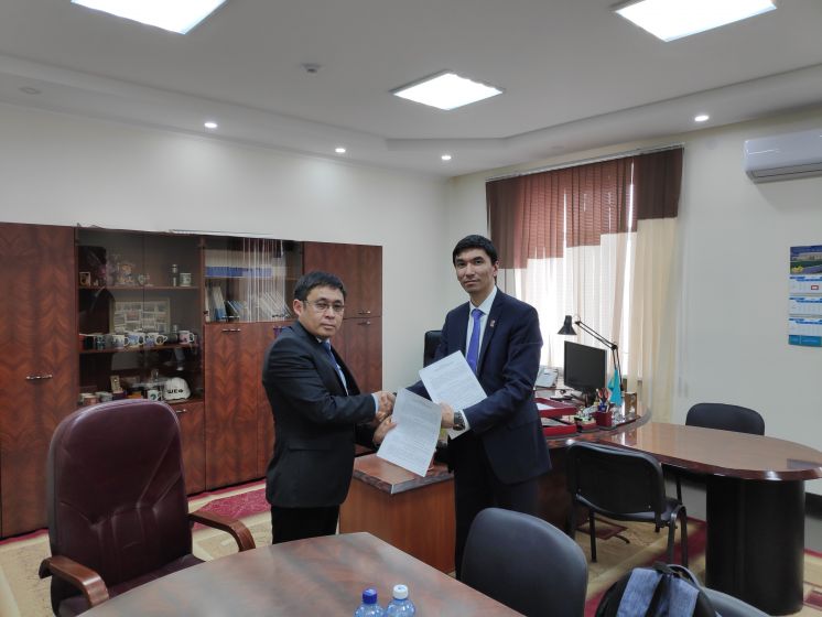 Cooperation agreement is signed with the Institute of Radiation Safety and Ecology of the National Nuclear Center of Kazakhstan